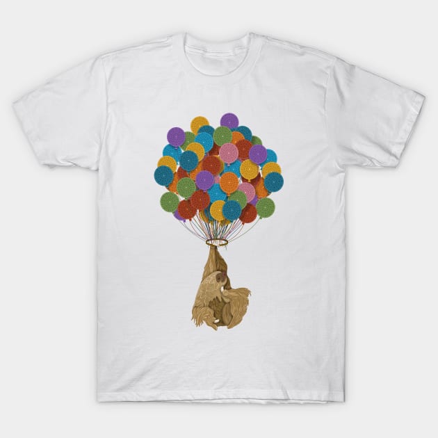 Birthday Sloth T-Shirt by ArtLovePassion